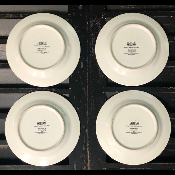 FITZ & FLOYD Habitat Americana 6.5" Saucers - Picture 4 of 4